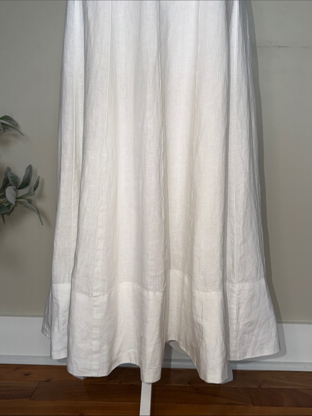Lilly Pulitzer Calina Linen White Sleeveless Midi Dress Size 6 NWT - Picture 7 of 13